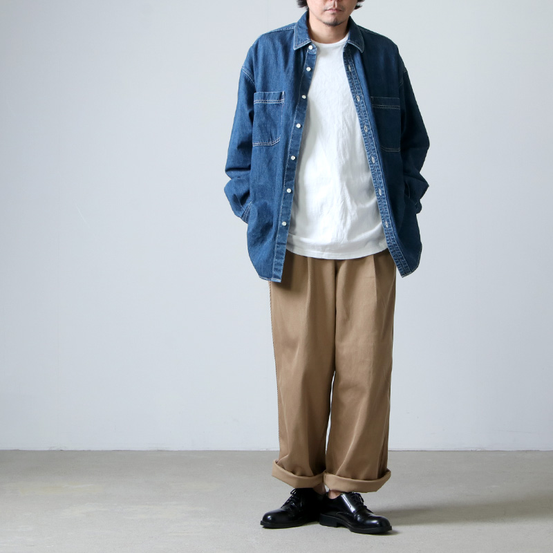 Graphpaper (グラフペーパー) Hard Twill Belted Pants / ハード