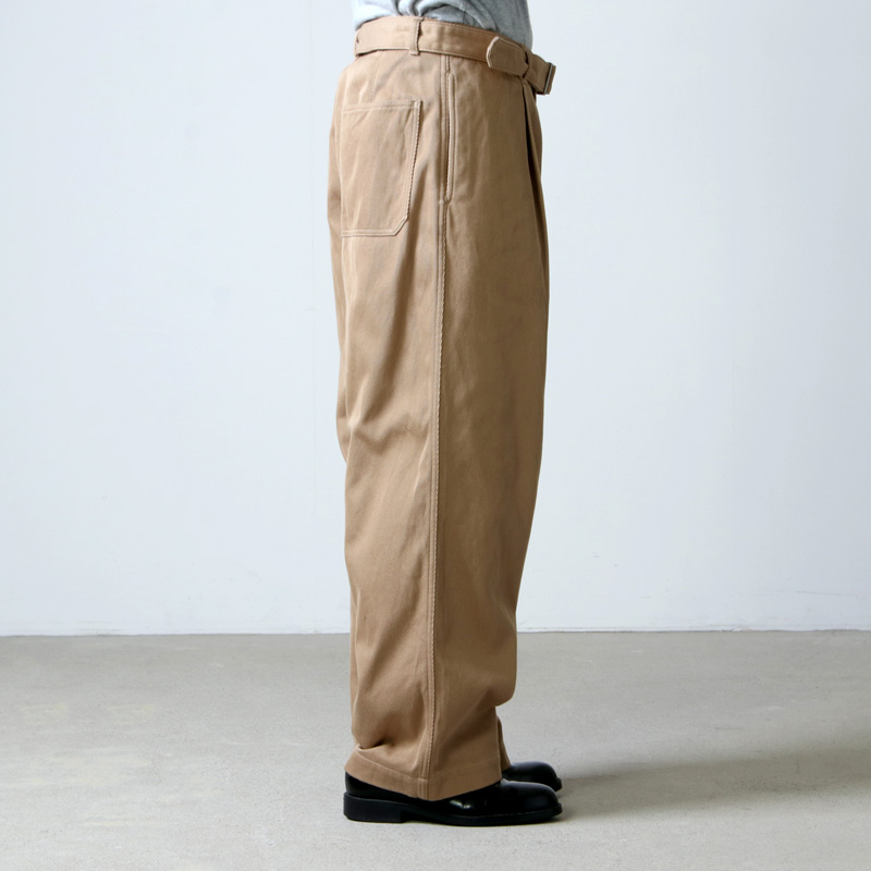 Graphpaper MILITARY CLOTH BELTED PANTS - スラックス