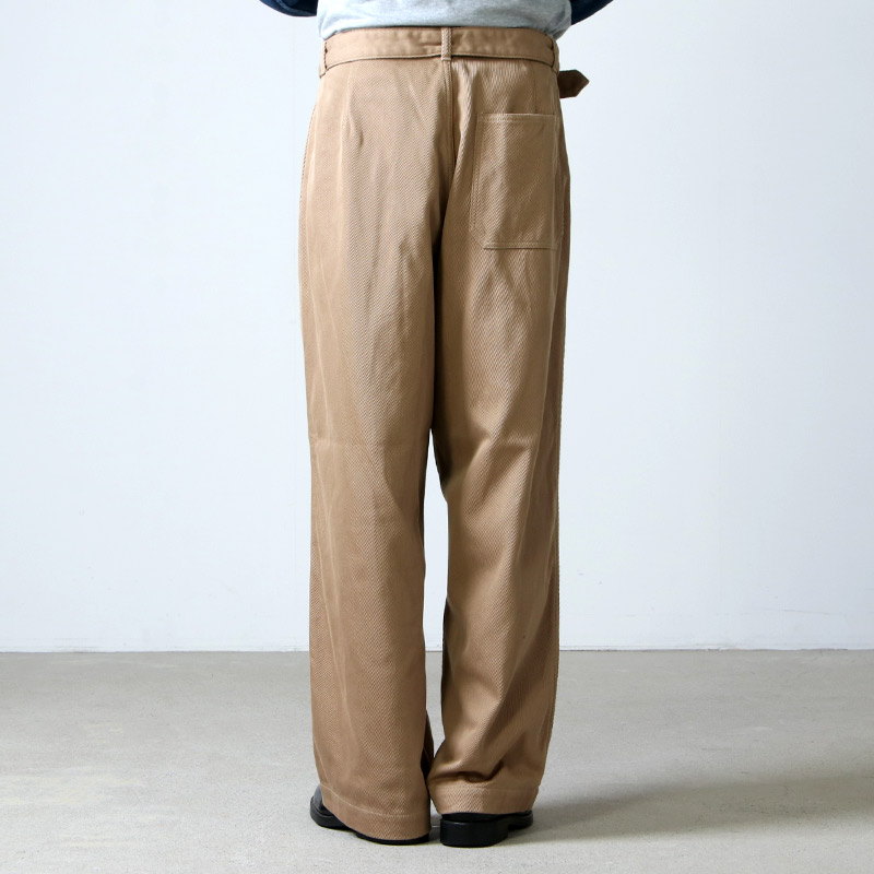 Graphpaper (グラフペーパー) Hard Twill Belted Pants / ハードツイル