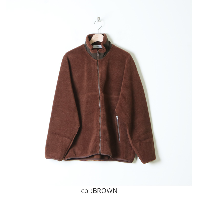 Graphpaper(եڡѡ) Wool Boa Zip-Up Blouson