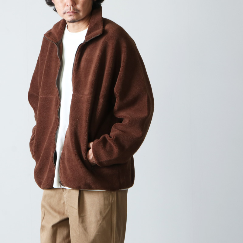 Graphpaper (グラフペーパー) Wool Boa Zip-Up Blouson / ウールボア ...