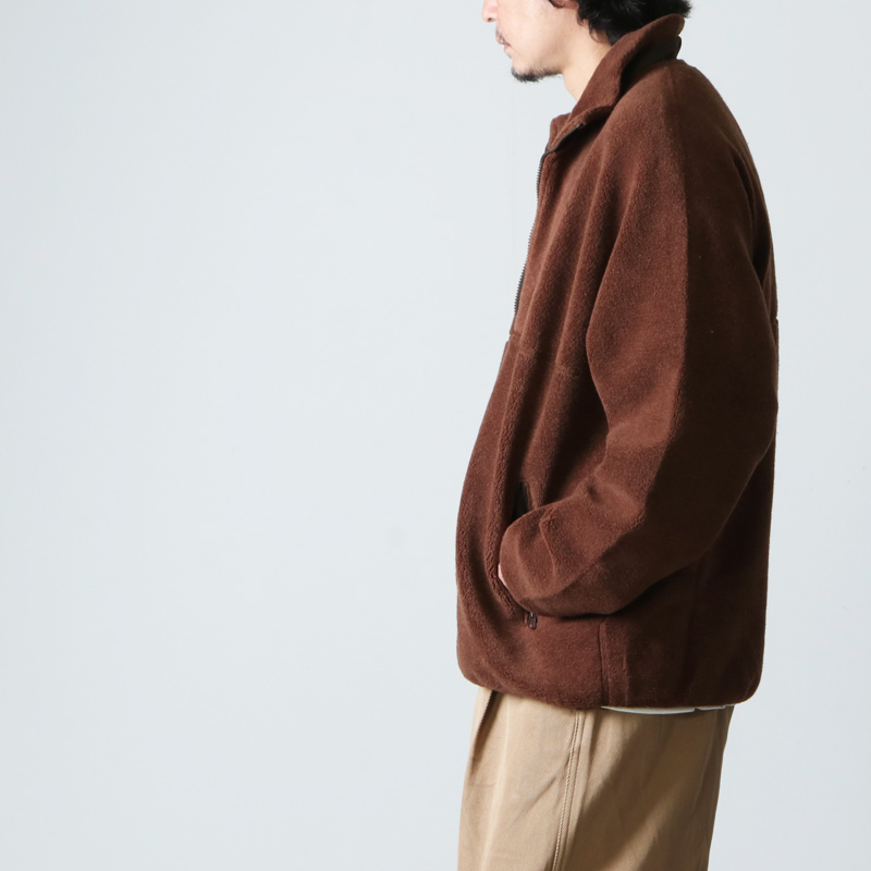 Graphpaper (グラフペーパー) Wool Boa Zip-Up Blouson / ウールボア