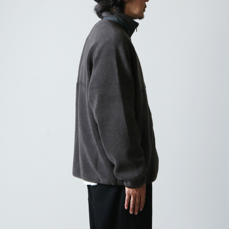 Graphpaper (グラフペーパー) Wool Boa Zip-Up Blouson / ウールボア ...