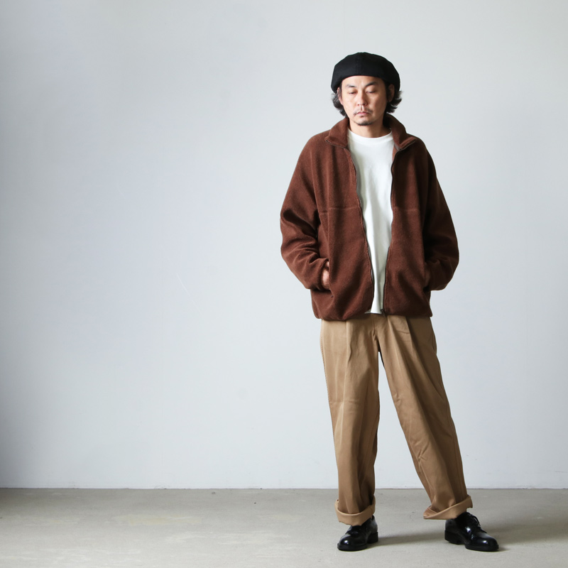 Graphpaper (グラフペーパー) Wool Boa Zip-Up Blouson / ウールボア 