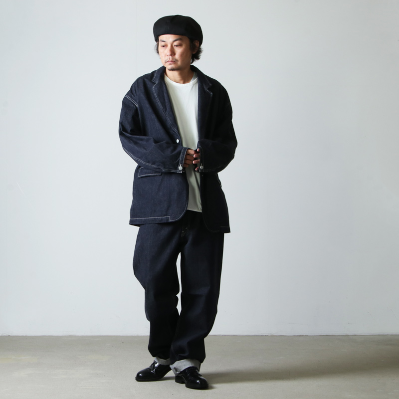 シオタ グラフペーパー SUVIN COTTON DENIM PANTS 2-