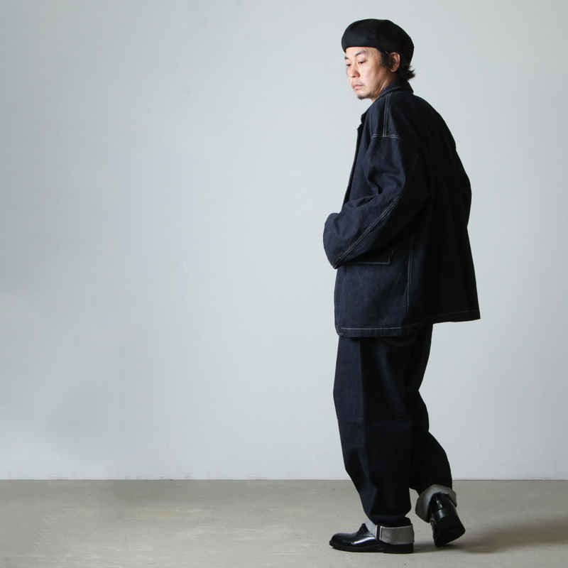 シオタ グラフペーパー SUVIN COTTON DENIM PANTS 2-