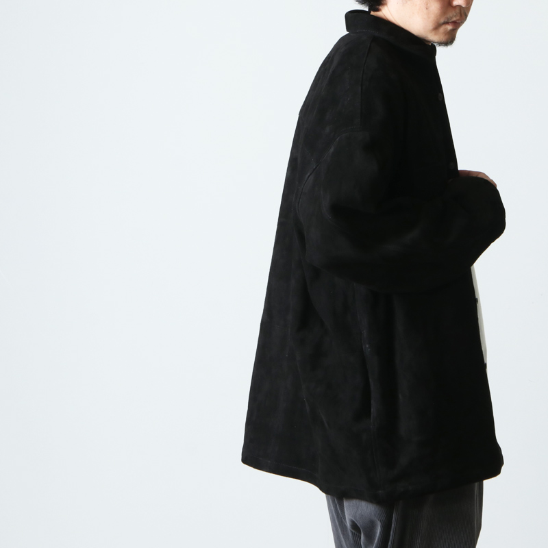 Graphpaper (グラフペーパー) Goat Suede Box Shirt Jacket / ゴート ...