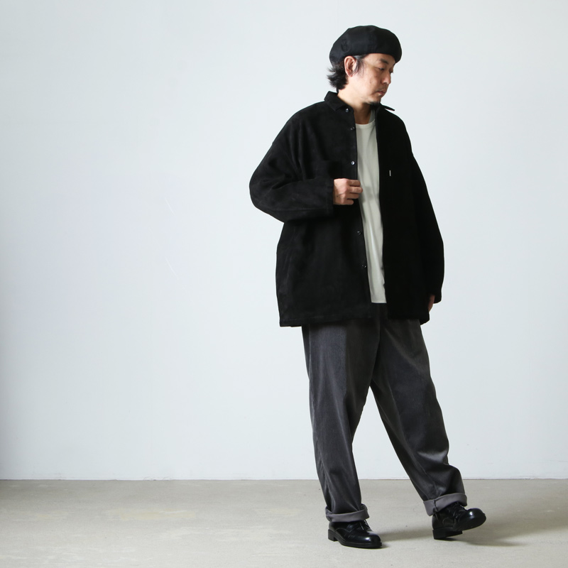 Graphpaper (グラフペーパー) Goat Suede Box Shirt Jacket / ゴート