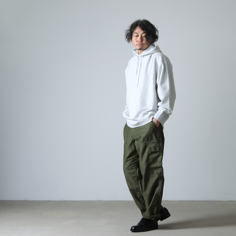 Graphpaper (グラフペーパー) Cotton Linen Moleskin Fatigue Pants ...