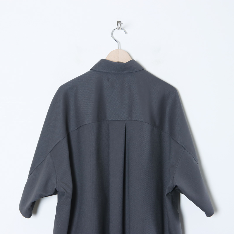 Graphpaper(եڡѡ) Stretch Kersey Short Yoke Sleeve Shirt