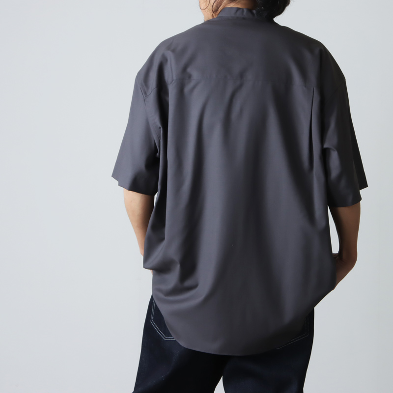 Graphpaper (グラフペーパー) Fine Wool Tropical S/S Oversized Band ...