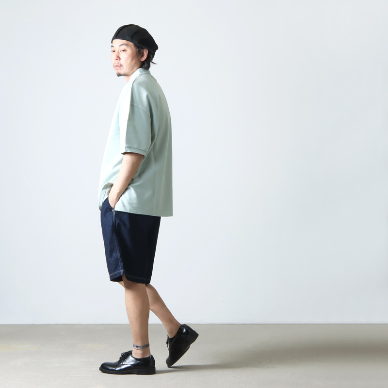 Graphpaper (グラフペーパー) Cotton Pique Jersey S/S Polo 