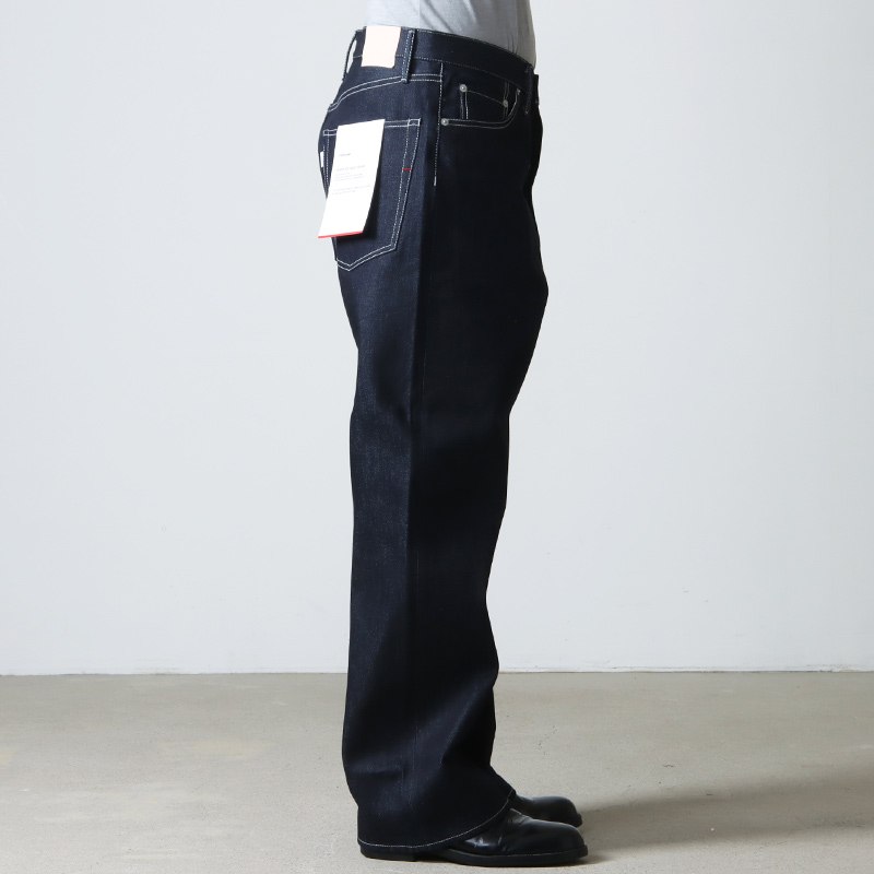 Graphpaper(եڡѡ) Selvage Denim Five Pocket Wide Straight Pants RIGID