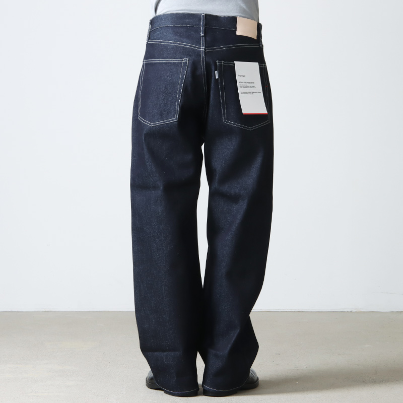 Graphpaper(եڡѡ) Selvage Denim Five Pocket Wide Straight Pants RIGID