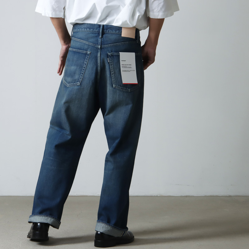 Graphpaper Wide Straight Pants Denim