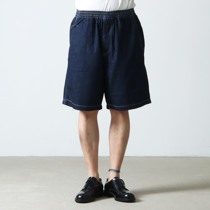 Graphpaper(եڡѡ) Denim Baggy Shorts