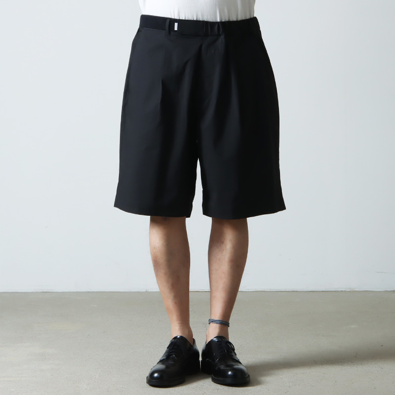 Graphpaper (グラフペーパー) Stretch Typewriter Wide Chef Shorts 