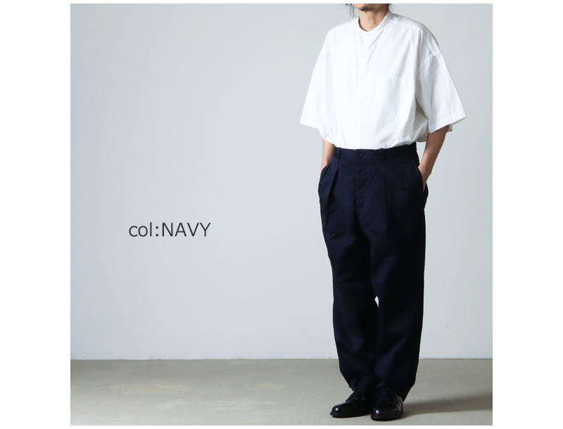 Graphpaper (グラフペーパー) Westpoint Chino Tuck Tapered Pants