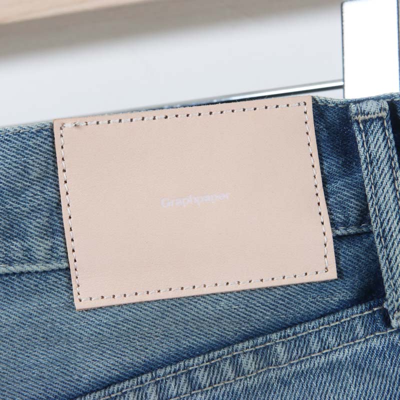 Graphpaper(եڡѡ) Selvage Denim Five Pocket Tapered Pants LIGHT FADE