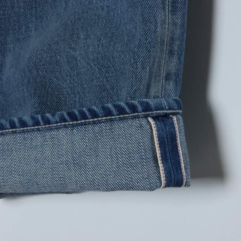 Graphpaper(եڡѡ) Selvage Denim Five Pocket Tapered Pants LIGHT FADE