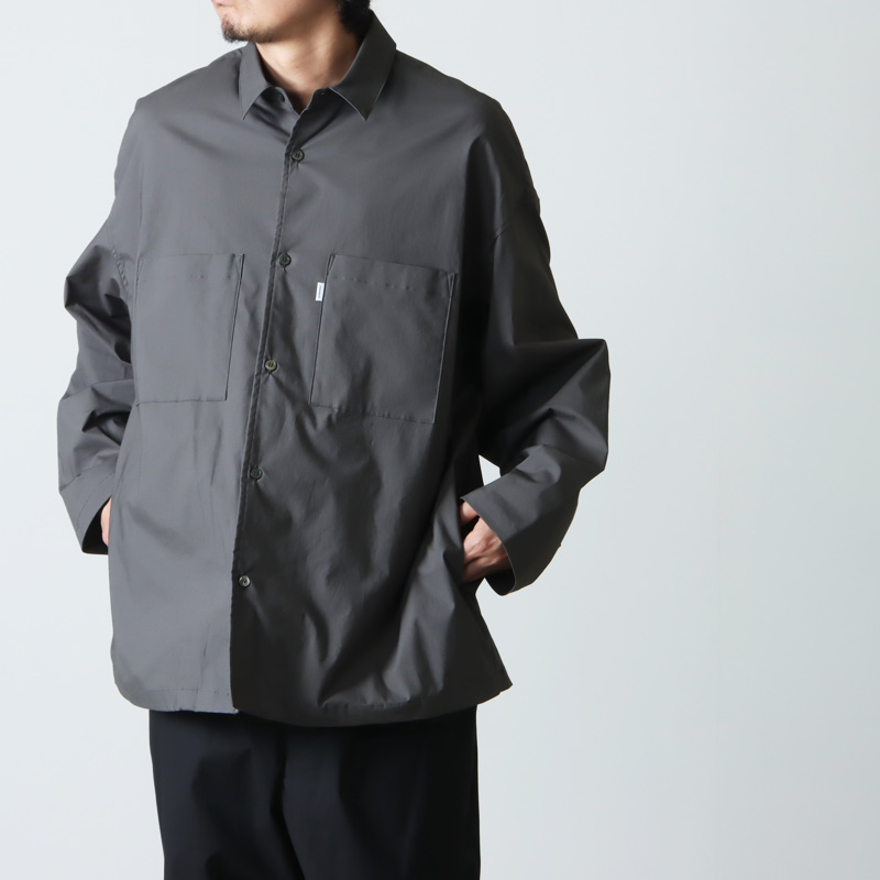 Graphpaper(եڡѡ) Stretch Typewriter L/S Oversized Box Shirt