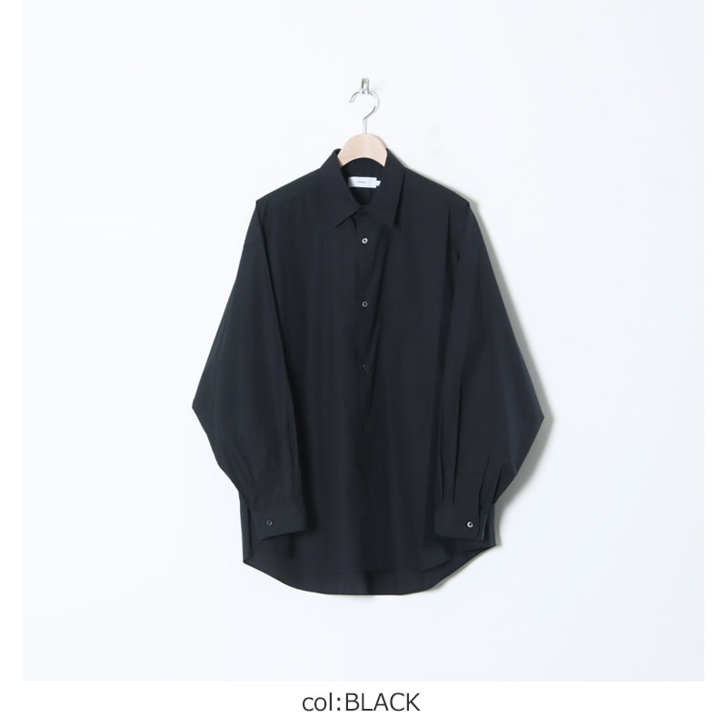 Graphpaper (グラフペーパー) Broad L/S Oversized Regular Collar Shirt /  ブロードロングスリーブオーバーサイズレギュラーカラーシャツ