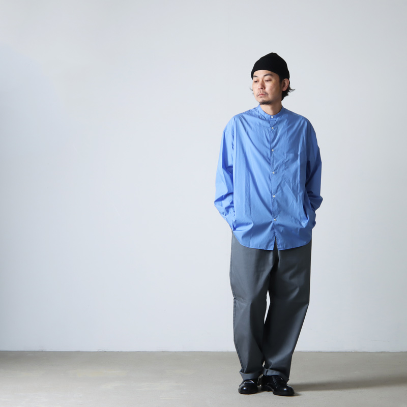 日本専門店 Graphpaper オーバーサイズ バンドカラーシャツ | artfive