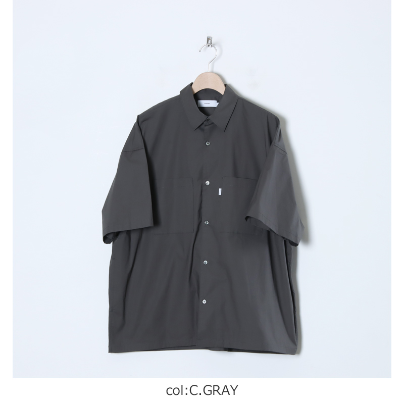 Graphpaper (グラフペーパー) Stretch Typewriter S/S Oversized Box Shirt