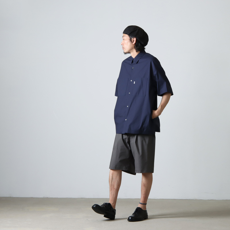 Graphpaper (グラフペーパー) Stretch Typewriter S/S Oversized Box Shirt