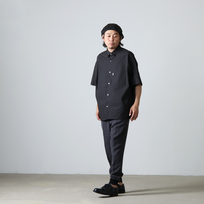 Graphpaper (グラフペーパー) Stretch Typewriter S/S Oversized Box Shirt