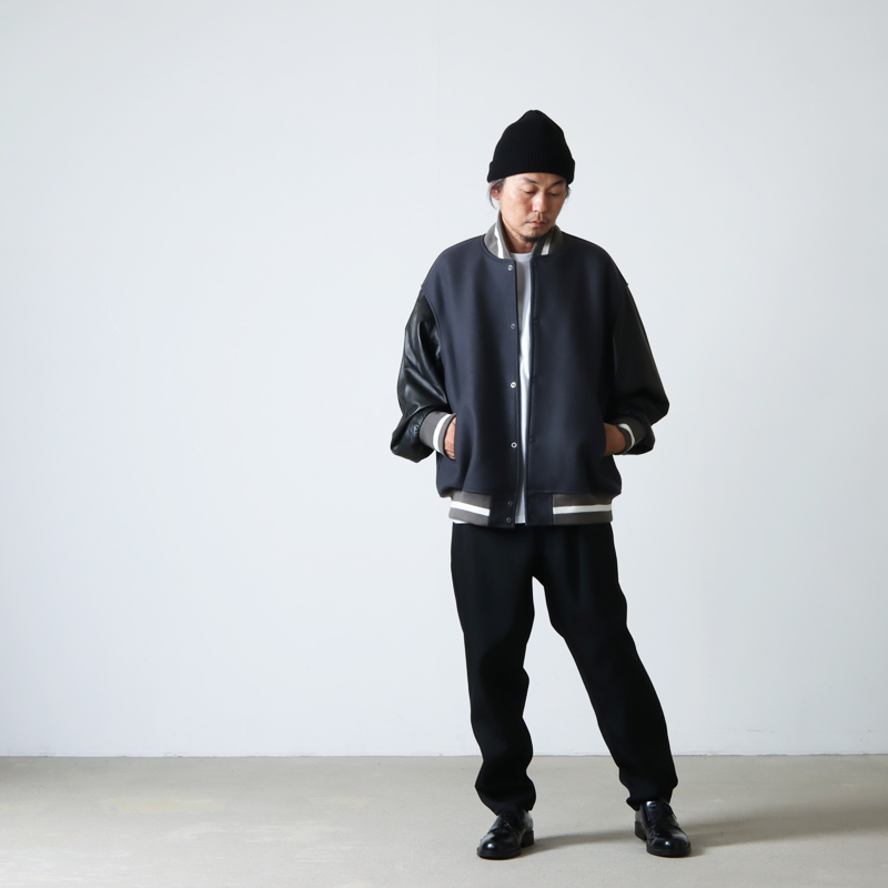 お盆限定】Graphpaper Melton Stadium Jacket 1-