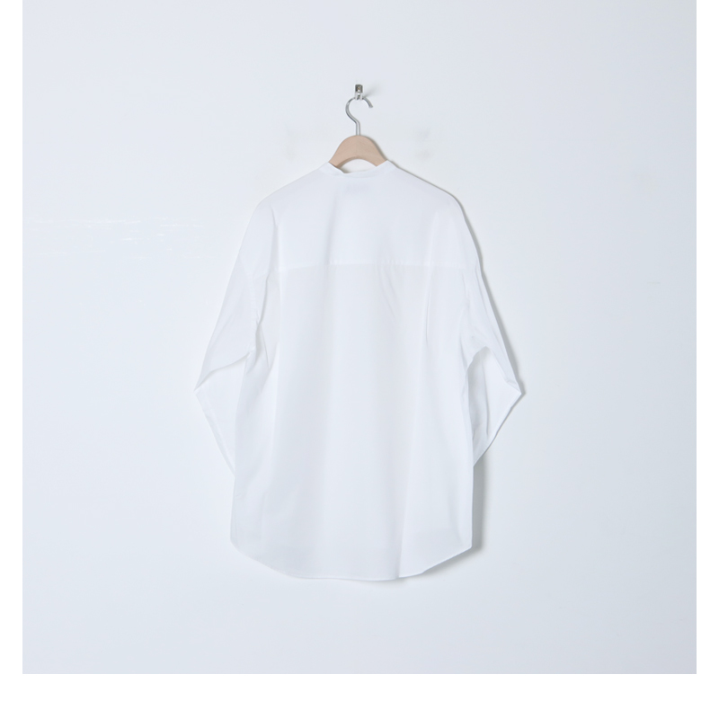 Graphpaper (グラフペーパー) Broad L/S Oversized Band Collar Shirt /  ブロードロングスリーブオーバーサイズバンドカラーシャツ
