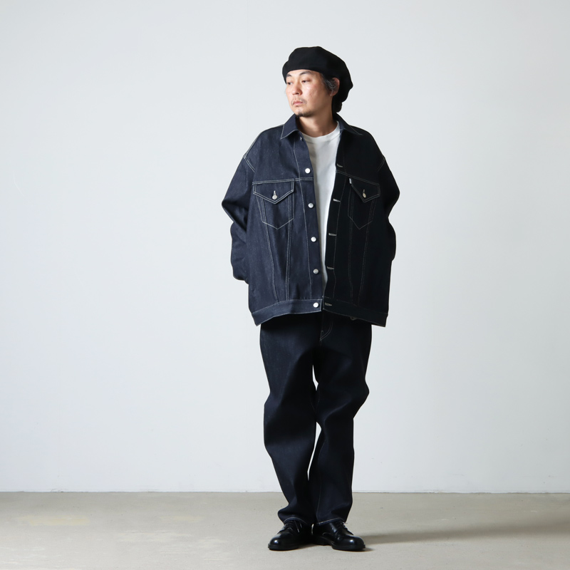 Graphpaper (グラフペーパー) Selvage Denim Trucker Jacket RIGID ...