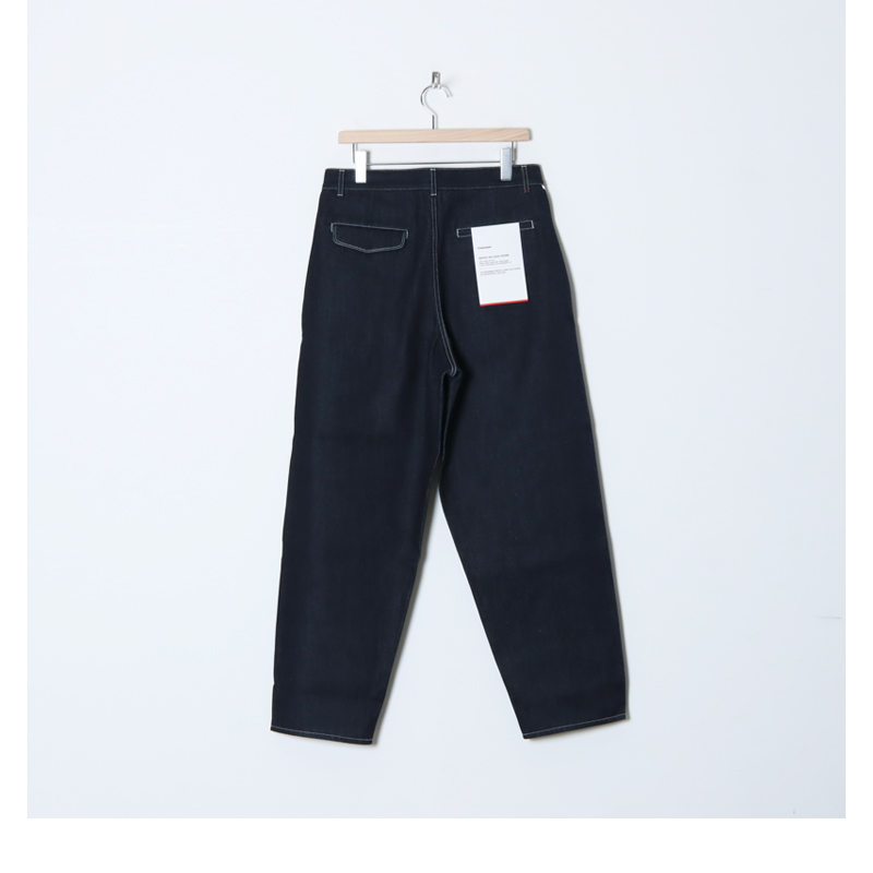 Graphpaper (グラフペーパー) Selvage Denim Two Tuck Tapered Pants RIGID