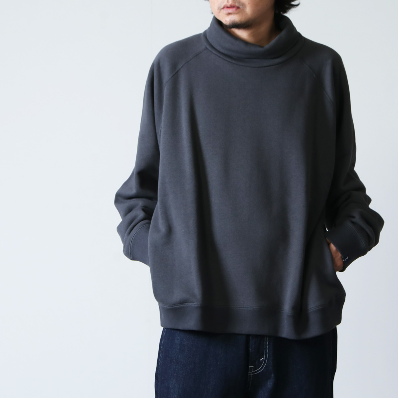 Graphpaper (グラフペーパー) LOOPWHEELER for GP High Neck Sweat 