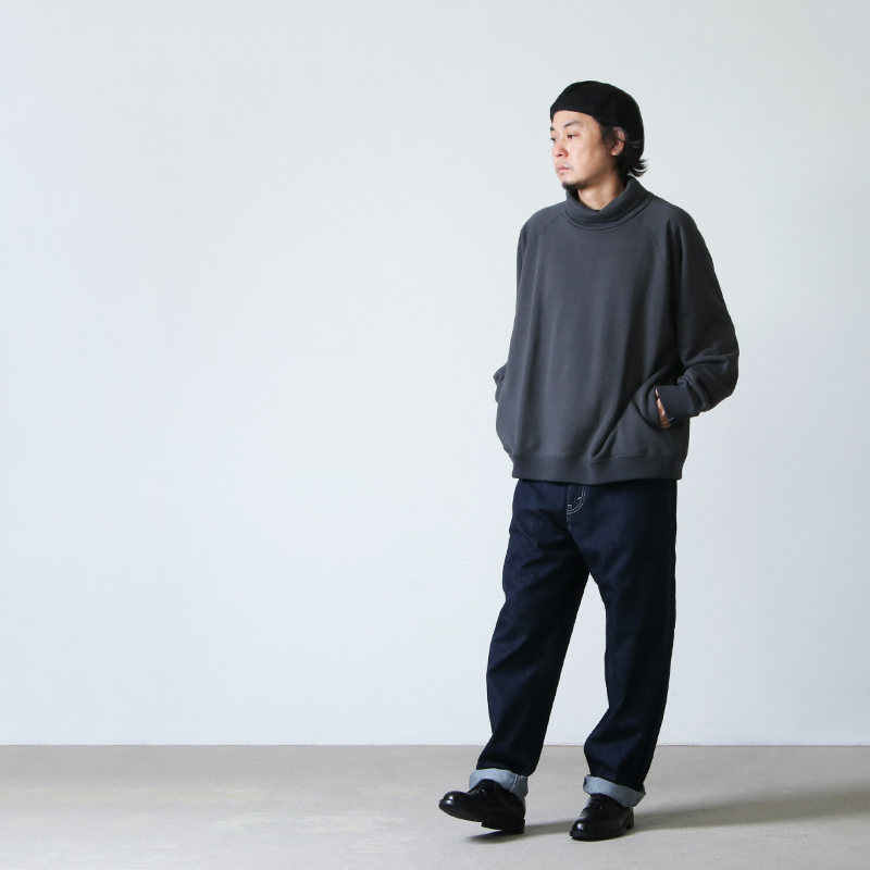 Graphpaper (グラフペーパー) LOOPWHEELER for GP High Neck Sweat 