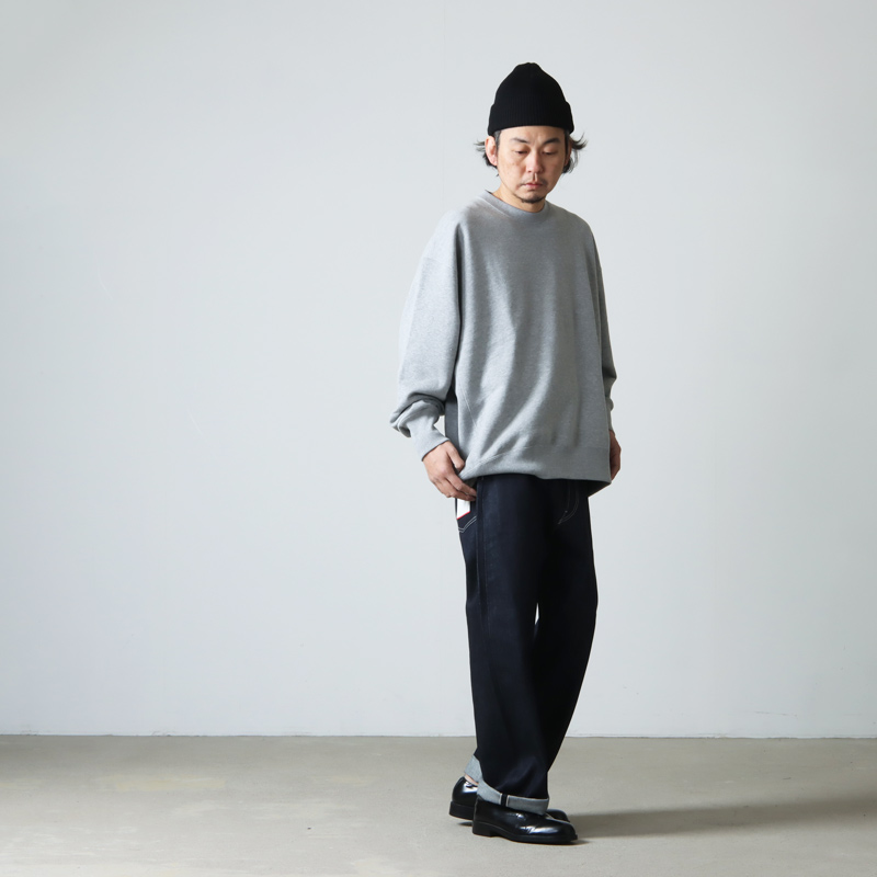 Graphpaper (グラフペーパー) LOOPWHEELER for GP Classic Crew Neck Sweat / ループウィラー  クラシック クルーネックスウェット