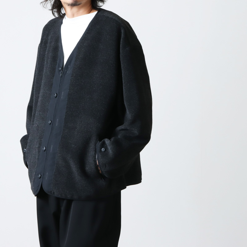 Graphpaper (グラフペーパー) Wool Alpaca Boa Collarless Blouson