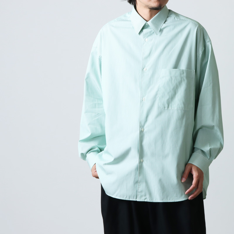 Graphpaper (グラフペーパー) Thomas Mason for GP L/S Oversized ...