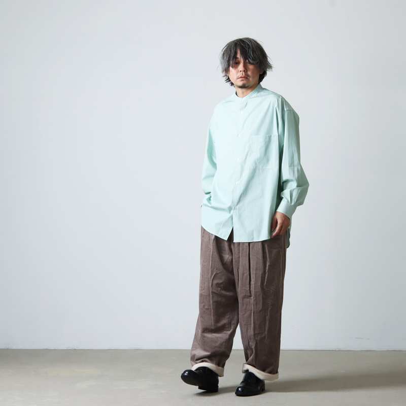 Graphpaper (グラフペーパー) Thomas Mason for GP L/S Oversized Band 