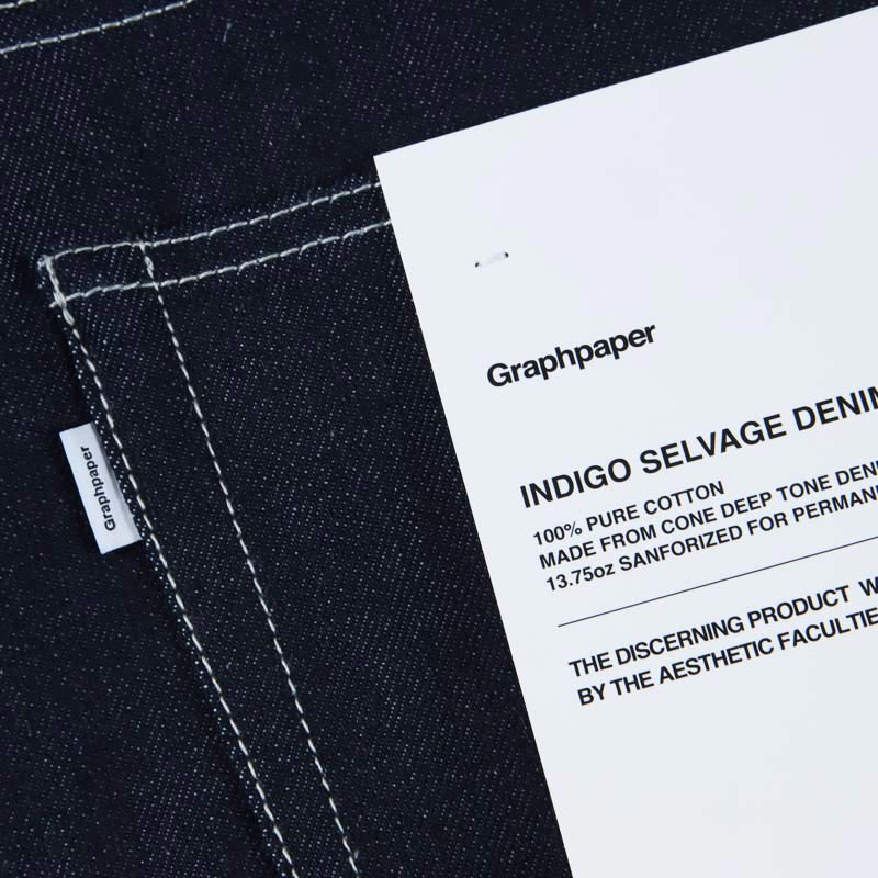Graphpaper(եڡѡ) Selvage Denim Five Pocket Tapered Pants RIGID