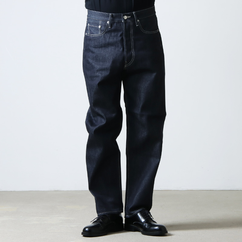 サイズ3グラフペーパー デニム Five Pocket Tapered Pants