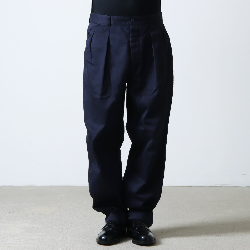 グラフペーパー Suvin Chino Tuck Tapered Pants-