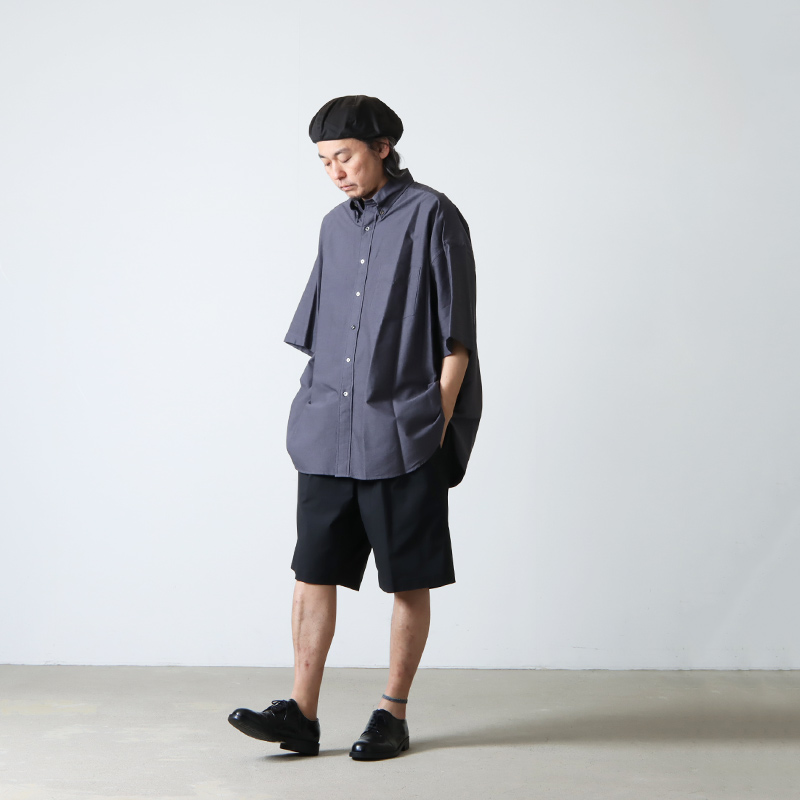 Graphpaper (グラフペーパー) Stretch Typewriter Wide Chef Shorts