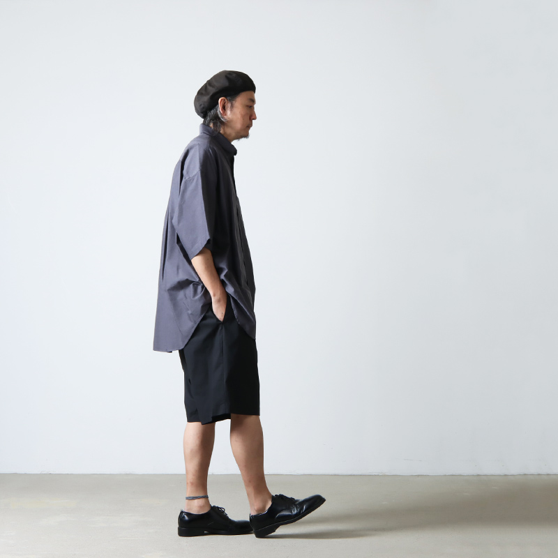 Graphpaper (グラフペーパー) Stretch Typewriter Wide Chef Shorts