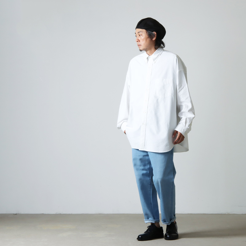 Graphpaper (グラフペーパー) Oxford Oversized B.D Shirt / オックスフォードオーバーサイズドボタンダウンシャツ