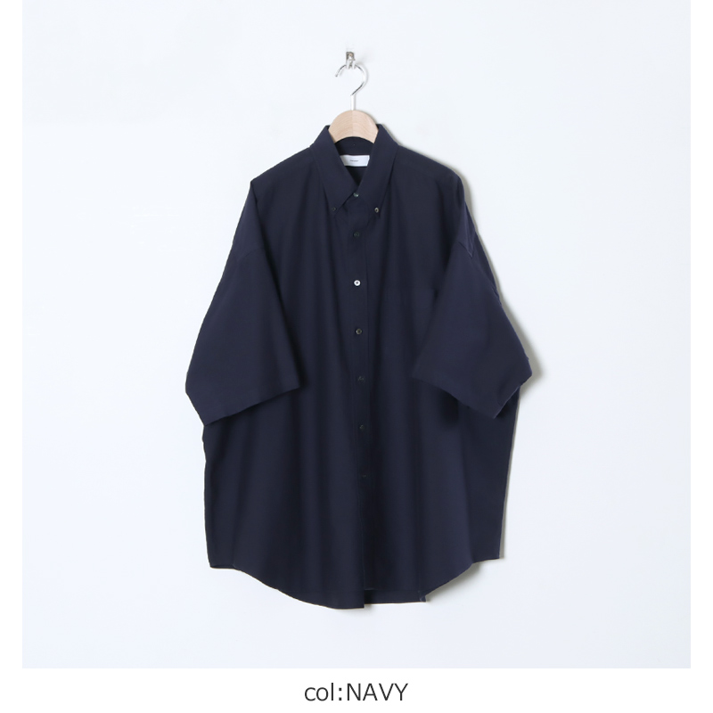 Graphpaper (グラフペーパー) Oxford Oversized S/S B.D Shirt