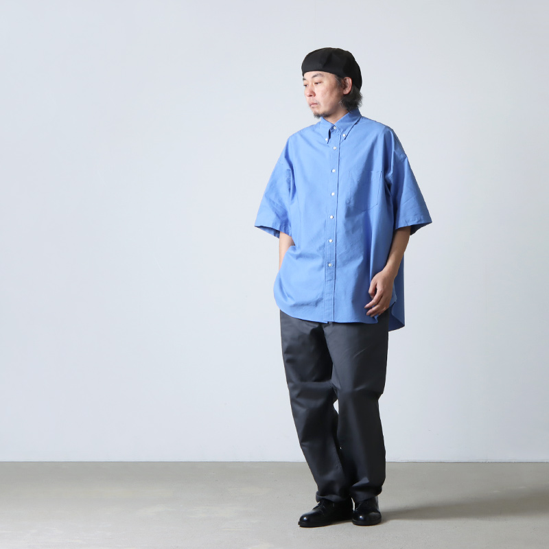 グラフペーパー　Oxford Oversized B.D Shirt