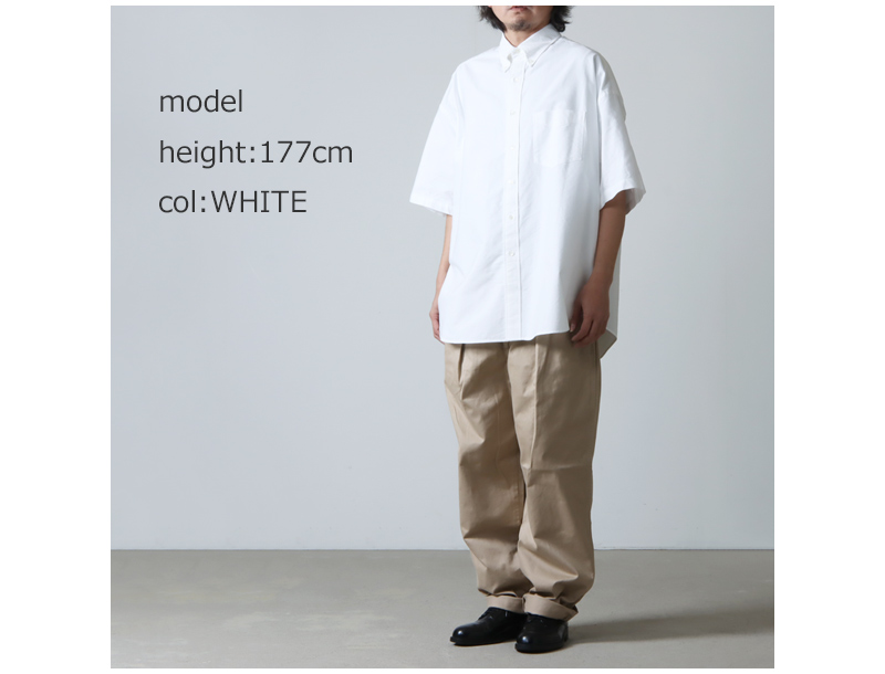 Graphpaper (グラフペーパー) Oxford Oversized S/S B.D Shirt