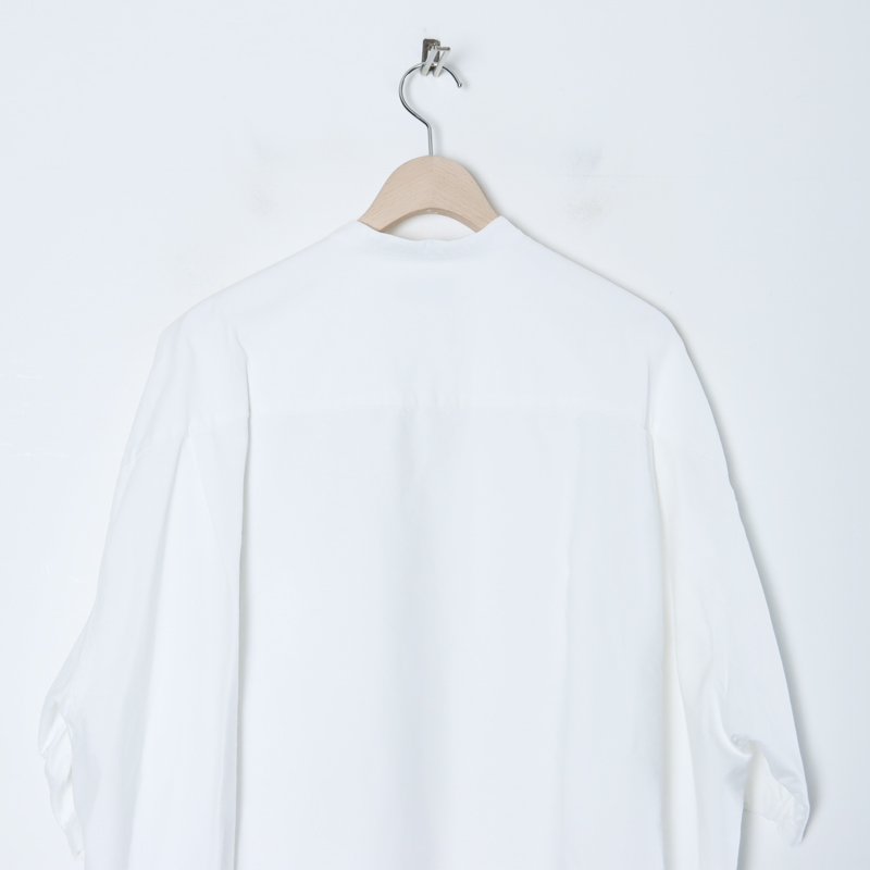 Graphpaper(グラフペーパー) Oxford Oversized S/S Band Collar Shirt